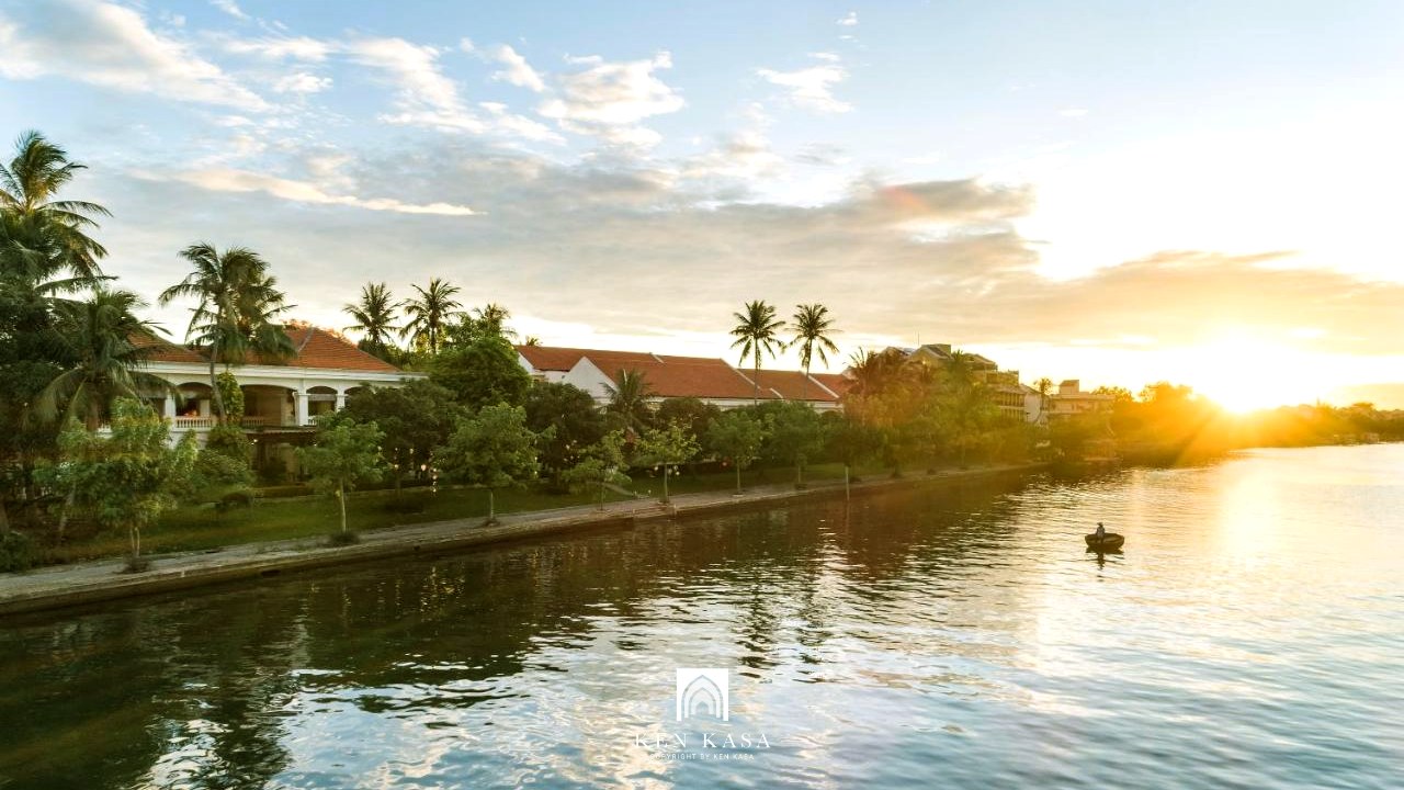 Anantara Hội An Resort sở hữu vị trí đắt giá trước sông Thu Bồn
